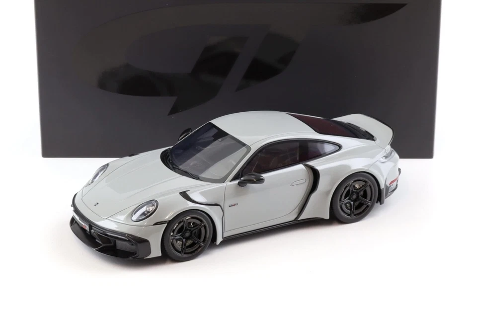 Gt-Spirit 1/18 Porsche 911 992 Coupe Brabus 900 Rocket-R 2023 Nardo Grey GT930