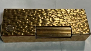 Overhauled Dunhill Gas lighter Gold without box - Picture 1 of 12