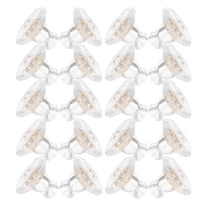 25 Pezzi Orecchini a Perno UFO Schienali Ricambio Silicone Sollevatore Tappi - Foto 1 di 12