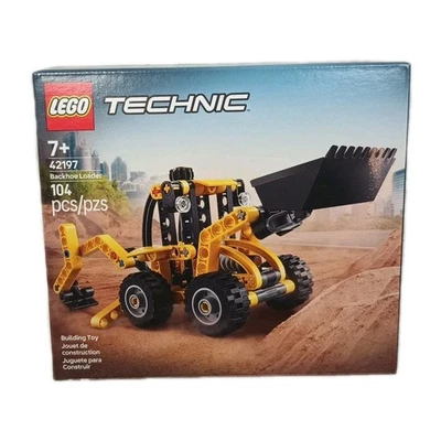 LEGO TECHNIC: Backhoe Loader (42197) Ages 7+  Building Blocks 104 pieces  New - Image 1 of 4