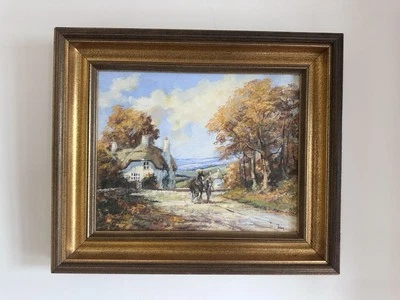 Alan King AUTUMN JOURNEY Murley DEVON Original Oil Painting  Akin Of Malvern - Image 1 of 4