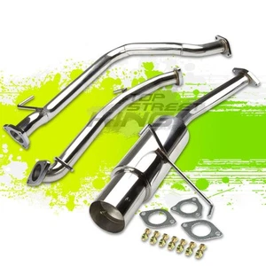 SISTEMA DE ESCAPE CATBACK ACERO INOXIDABLE PUNTA SILENCIADOR 4" PARA 11-16 CRZ CR-Z ZF1 - Imagen 1 de 2