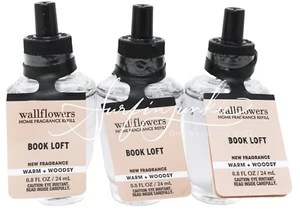 Bath & Body Works Libro Loft Flor de Pared Enchufe Bombilla Repuesto 3 piezas Cálido Leñoso 2024 - Imagen 1 de 1