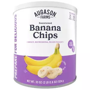 Banana Chips 2 lbs 1 oz No. 10 Can - Picture 1 of 9