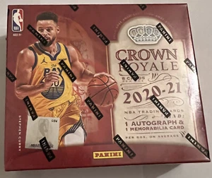 2020/21 Panini Crown Royale Basketball Box - Hobby - 2 Hits!!! - Bild 1 von 1