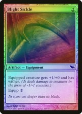 Blight Sickle FOIL Shadowmoor PLD Artifact Common MAGIC MTG CARD ABUGames