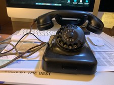 Telefono in bachelite Siemens anni 50 perfettamente funzionante
