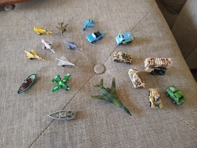 micro machines jet Military Cars lot Of 18 Galoob - Image 1 of 2