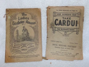 The Ladies Birthday Almanac 1926 & 1935 Booklet Cowan, Tennessee - Picture 1 of 4