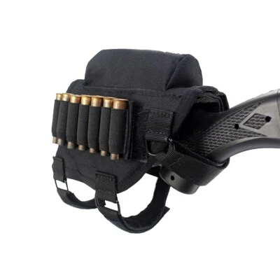 Tactical Butt Stock Rifle Cheek Rest Pouch Rifle Buttstock Bag Ammo Pouch - Image 1 of 4