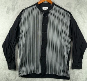 Vintage Tipos Uomo Herren 16 Large Anzugshemden schwarz Knopf zweireihig Langarm - Bild 1 von 9