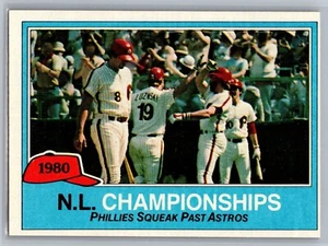 1981 TOPPS NL CHAMPS #402 NM - Picture 1 of 2