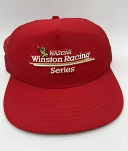 Cappello vintage Winston Cup Racing Cap Eagle logo velluto a coste Nascar sigarette camionista USA - Foto 1 di 6