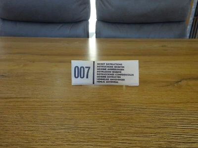 Corgi 336 Secret Instructions only James Bond  Toyota 2000 GT Zubehör 60er Jahre - Bild 1 von 4