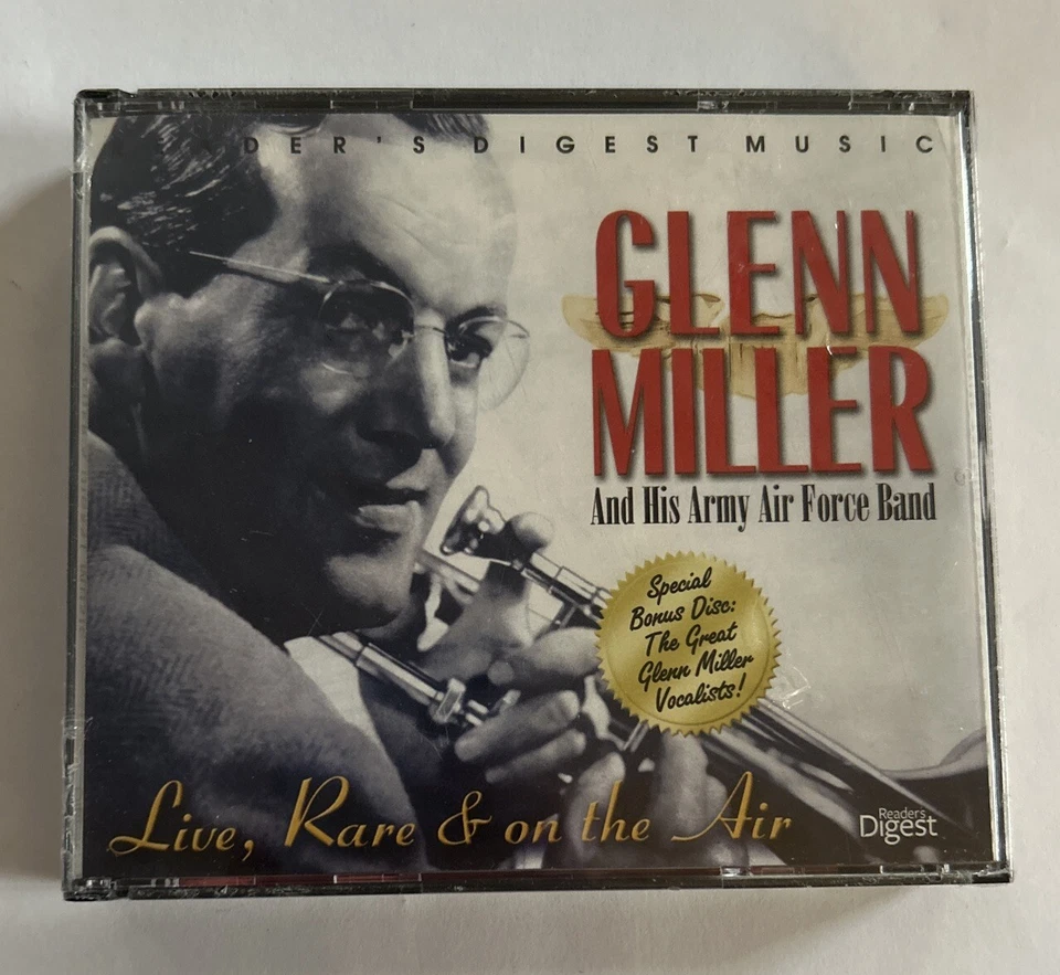 Glenn Miller and His Army Air Force Band Live RARE & on The Air 4 CD Set