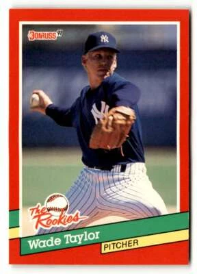 1991 Donruss The Rookies #34 Wade Taylor NrMt-Mt  ID:50933 - Image 1 of 2