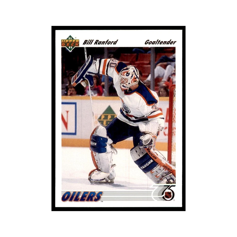 1991 Upper Deck Bill Ranford Hockey Cards #117 - Image 1 of 3