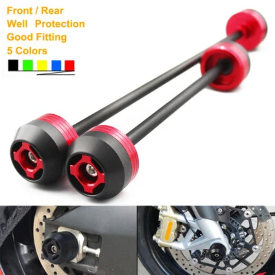 Protector de eje delantero trasero horquilla rueda deslizante para YAMAHA XSR700 XSR900 XTZ1200 FZ6 Foto 1 de 4