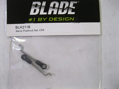 Servo Pushrod Set Blade CX4 E-Flite Helicopter BLH2118  - Image 1 of 4