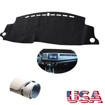 For Honda Vezel HR-V 2014-2020 Car Anti-Skid Dashboard Cover Pad Dash Mat Foto 1 de 4