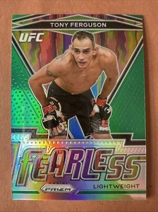 2021 Prizm UFC Tony Ferguson Fearless Green Prizm #14 - Picture 1 of 2