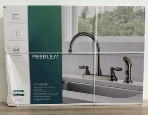 Peerless Two Handle Kitchen Faucet W/ Spray Stainless Steel Finish P299575LF-SS - Picture 1 of 2