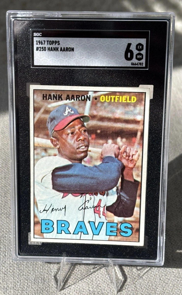 1967 Topps Hank Aaron Baseball Trading Cards & Accessories for