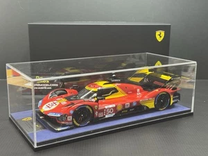 Ferrari 499P AF Corse #53 Le Mans 2024 Model Car w/ Display Case 1/18 Looksmart - Picture 1 of 9