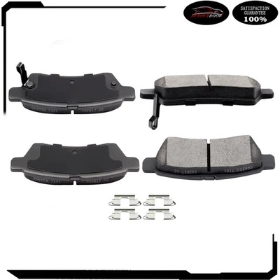 Pastillas de freno traseras de cerámica para Nissan Frontier Xterra Suzuki Equator 2005 2006-2018 Foto 1 de 4