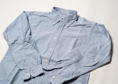 Рубашка Engineered Garments 19 Century BD синяя XS хлопок оксфорд - Изображение 1 из 4