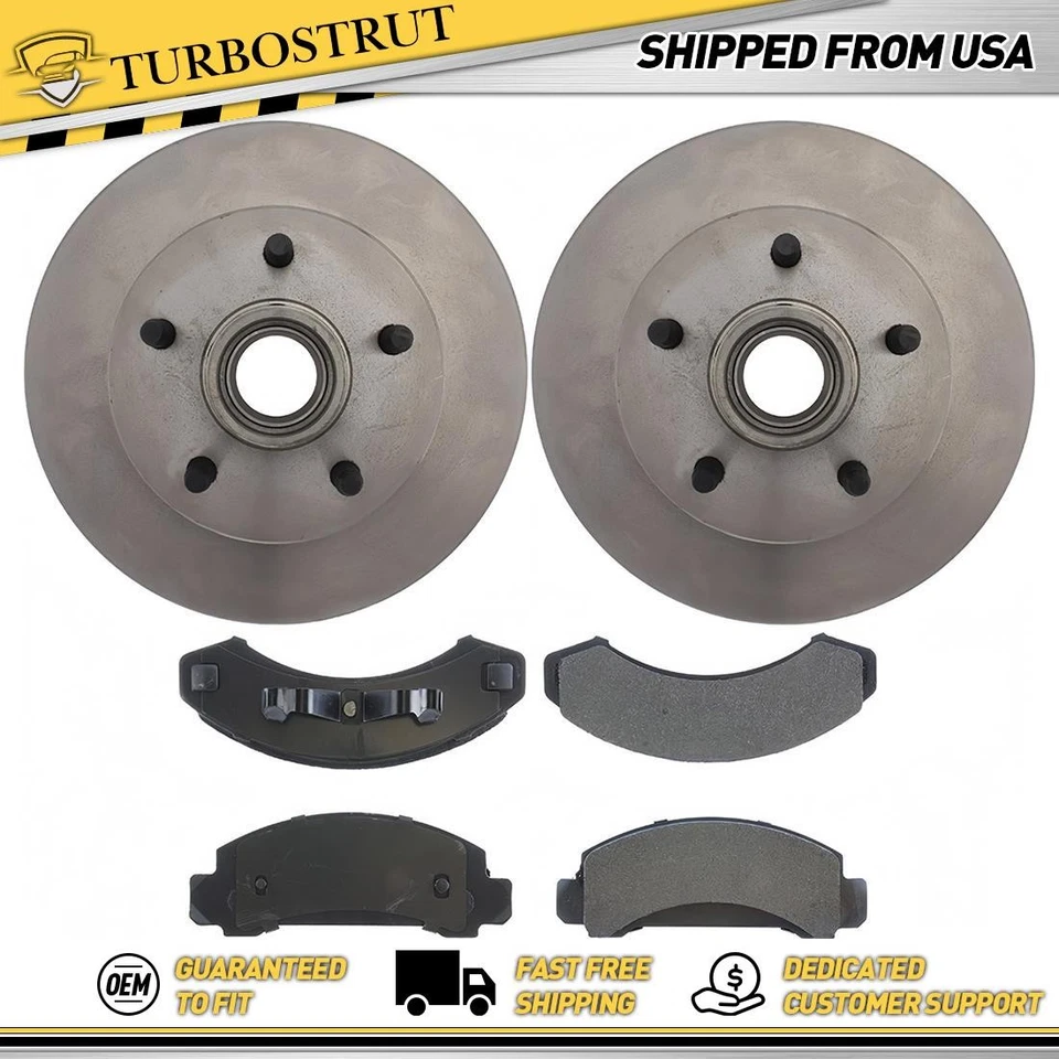 Front OE Brake Rotors Brake Pads Kit for 1983 1984 Ford Ranger 2.2L - Image 1 of 1