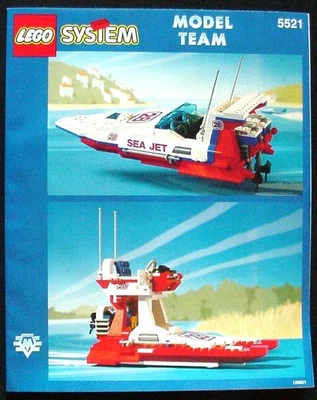 Two Lego Model Team 5521 Sea Jet Sets –Build Both Boats Simultaneously - Image 1 of 3