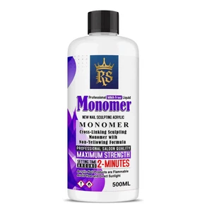 Blue Acrylic Liquid Monomer False Salon Quality needed to powder for Nails 500ML - Picture 1 of 6