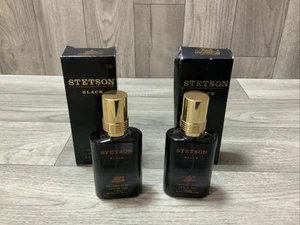 Stetson Black By Coty Cologne Spray 1.5 Oz For Men NEW X2 - Picture 1 of 3
