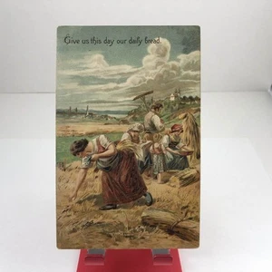 Postal de colección de 1920 Give Us This Day Our Daily Bread / sin publicar - Imagen 1 de 2
