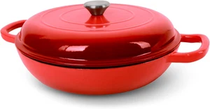 Enameled Cast Iron Dutch Oven, 3.8 Quart Dutch Oven Pot with Lid, Non Stick Cast - Picture 1 of 7
