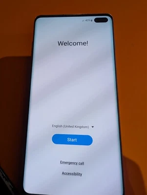 SAMSUNG GALAXY S10+  DUAL SIM  - 128GB - UNLOCKED VGC - Image 1 of 3