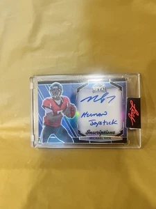 2024 Leaf Metal Michael Vick Inscriptions Blue "Human Joy Stick" Auto /100 - Picture 1 of 2
