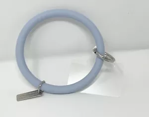 Mobile Phone Soft Wristlet Lanyard Bracelet Silicone Light Blue Free Shipping - Picture 1 of 3