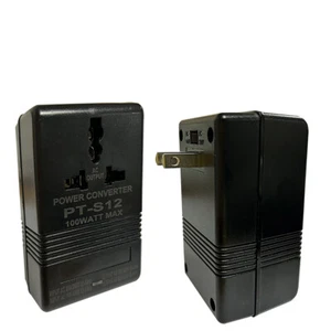 Convertidor de voltaje de 100W 110V/120V a 220V/240V adaptador de alimentación de CA transformador doble - Imagen 1 de 5