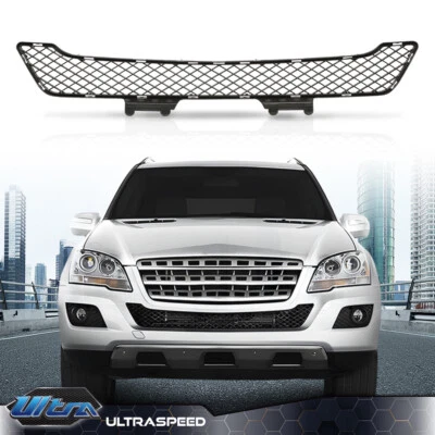 Fit For 09-11 Mercedes Benz ML350 2009 ML320 Center Bumper Grille Textured Black - Image 1 of 4