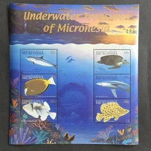 Micronesia 2001 / Underwater Treasure of Micronesia /6v minisheet - Picture 1 of 1