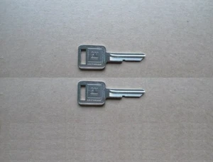 2 VINTAGE NOS KEY BLANKS! FOR CADILLAC & BUICK FLEETWOOD ELECTRA DELTA 88 ETC - Picture 1 of 1