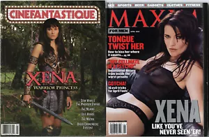 LOT: XENA Warrior Princess: LUCY LAWLESS • MAXIM & Cinefantastique - Picture 1 of 1