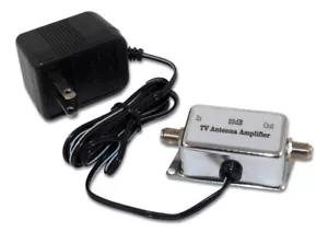 Antenna Signal Amplifier/Adapter (25dB) 50Mhz-860Mhz  Powered