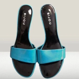 Nuevo Bijou Tacones Azul Talla 7 Mujer Zapatos Mujer 👠 Sandalias - Imagen 1 de 5