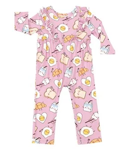 Baby Girls Romper-Viscose Made from Bamboo Long Sleeve Jumpsuit Infant Clothe... - Picture 1 of 6