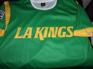 Rare Los Angeles Kings Cal Poly Broncos Night Hockey Jersey Sweater Broncos #38 - Picture 1 of 9