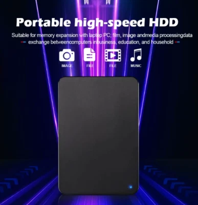 Externe Festplatte HDD 500 GB Speicher Hard Drive 2.5" USB 3.0 TV Ps4 Ps5 Xbox - Bild 1 von 4