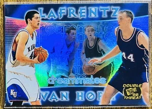 1998 PRESS PASS DOUBLE THREAT BBALL DREAMMATES LAFRENTZ / VAN HORN #DM7 - Picture 1 of 2